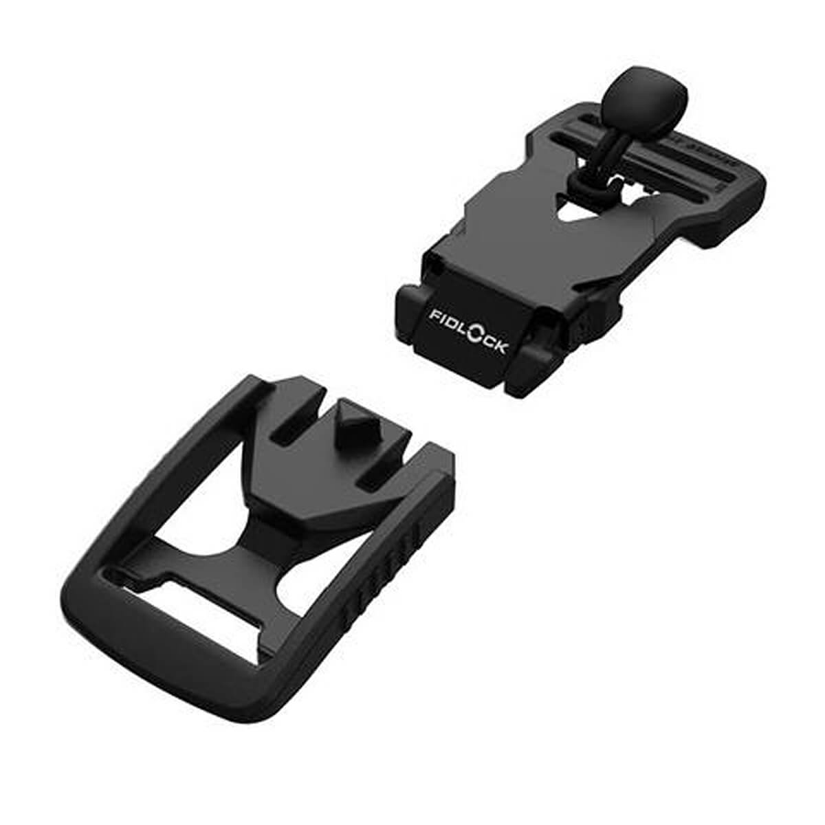 Fidlock 25mm V-Buckle with Black Flap + Pull Tab: A cutting-edge, magnetic buckle for premium gear, designed for 25mm straps. Features a durable stainless steel and PA66GF30 build, ensuring longevity and easy, one-handed operation.