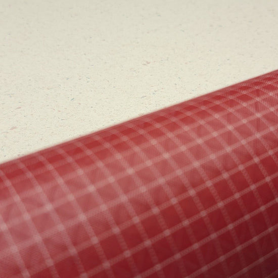 High-quality video showcasing my Brick Red 210D UHMWPE Gridstop Nylon fabric, emphasizing its lightweight, durable woven texture and unique waterproof properties. The video highlights the fabric's intricate UHMWPE fiber grid, its robust 210D denier thickness, and the dual protective coating – 1000mm PU on the back and DWR on the front. Ideal for visualizing the fabric's application in making resilient, weather-resistant outdoor gear like backpacks, fanny packs, and reinforcement areas.